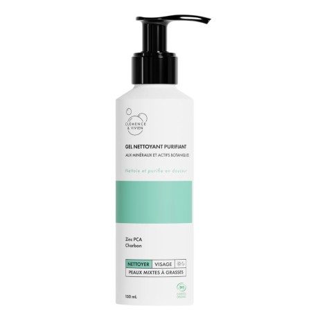 Gel Nettoyant Purifiant - Nettoie et Équilibre les Peaux Mixtes
