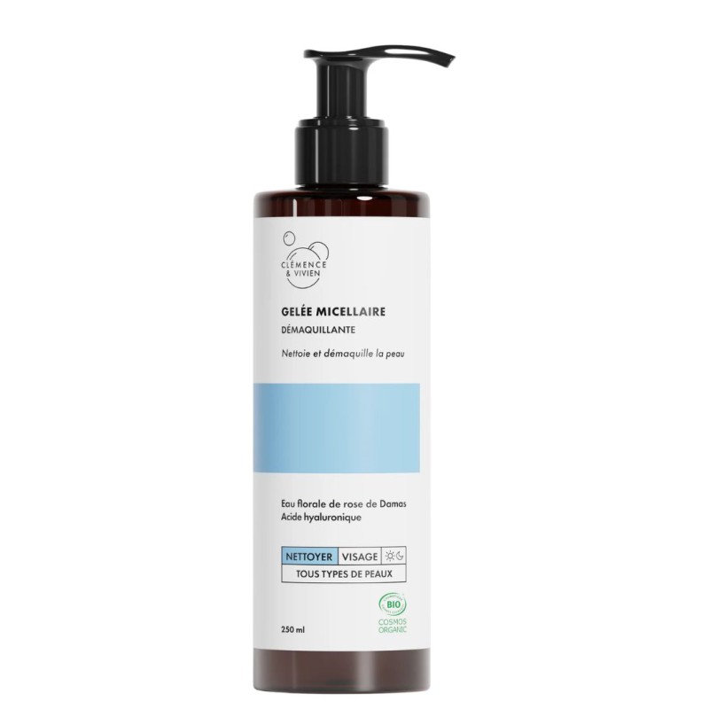 Gelée micellaire démaquillante Clémence & Vivien 250 ml | Lucie in the R