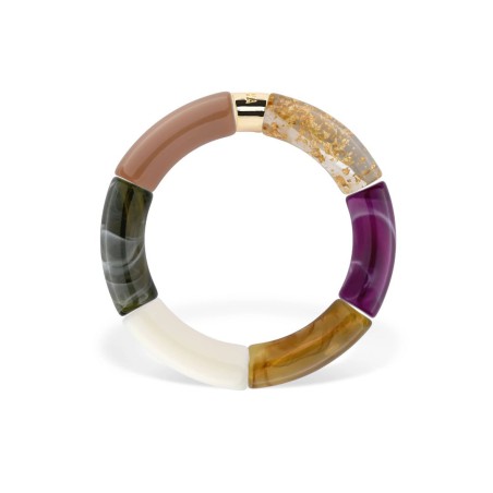Bracelet Pipoca – Bijou résine ou acrylique & acier doré à l'or fin – Parabaya | Lucie in the R