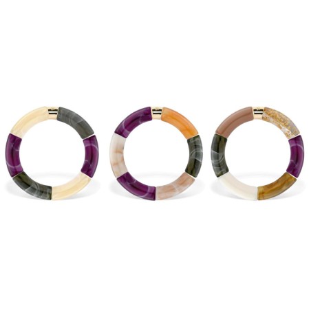Bracelet Pipoca – Bijou résine ou acrylique & acier doré à l'or fin – Parabaya | Lucie in the R