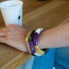 Bracelet Pipoca – Bijou résine ou acrylique & acier doré à l'or fin – Parabaya | Lucie in the R