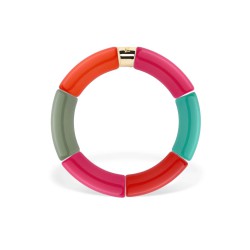 Bracelet Pipoca – Bijou résine ou acrylique & acier doré à l'or fin – Parabaya | Lucie in the R