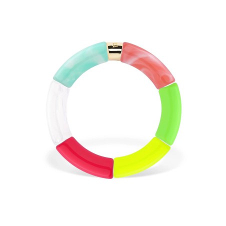 Bracelet Pipoca – Bijou résine ou acrylique & acier doré à l'or fin – Parabaya | Lucie in the R