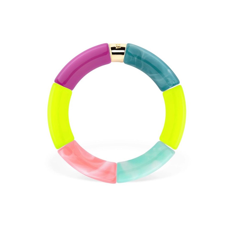 Bracelet Pipoca – Bijou résine ou acrylique & acier doré à l'or fin – Parabaya | Lucie in the R