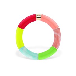 Bracelet Pipoca – Bijou résine ou acrylique & acier doré à l'or fin – Parabaya | Lucie in the R