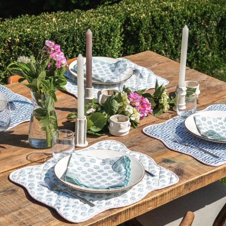 Set de table personnalisé Roseta Design | Coton bio | Lucie in the R