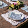 Serviette de table personnalisable Roseta Design | Coton bio | Lucie in the R