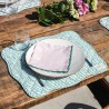 Serviette de table personnalisable Roseta Design | Coton bio | Lucie in the R