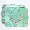 Serviette de table personnalisable Roseta Design | Coton bio | Lucie in the R