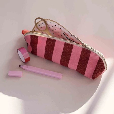 Trousse Gaston, trousse à crayons – Rose in April, coton OEKO-TEX, style & durabilité