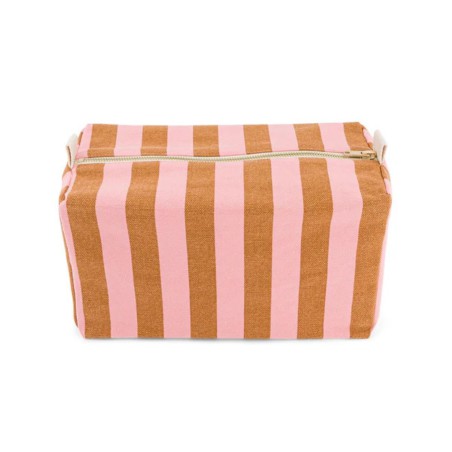Trousse de toilette Vic Rose in April – 26 × 13 × 12 cm, coton enduit | Lucie in the R