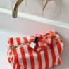 Trousse de toilette Vic Rose in April – 26 × 13 × 12 cm, coton enduit | Lucie in the R