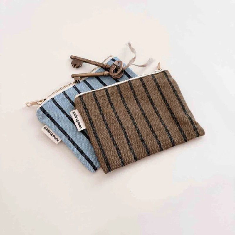Porte‑monnaie Marie Rose in April – Coton OEKO‑TEX, compact et résistant | Lucie in the R