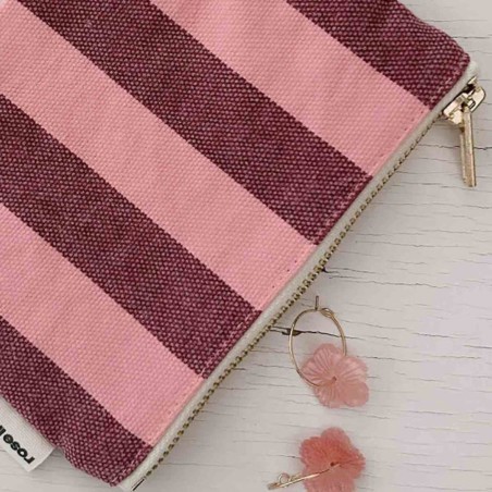 Porte‑monnaie Marie Rose in April – Coton OEKO‑TEX, compact et résistant | Lucie in the R