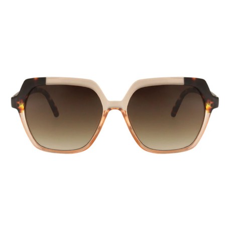 Charly Therapy - Lunettes solaires à monture oversize carrée recyclée - Sabrina Kiwi