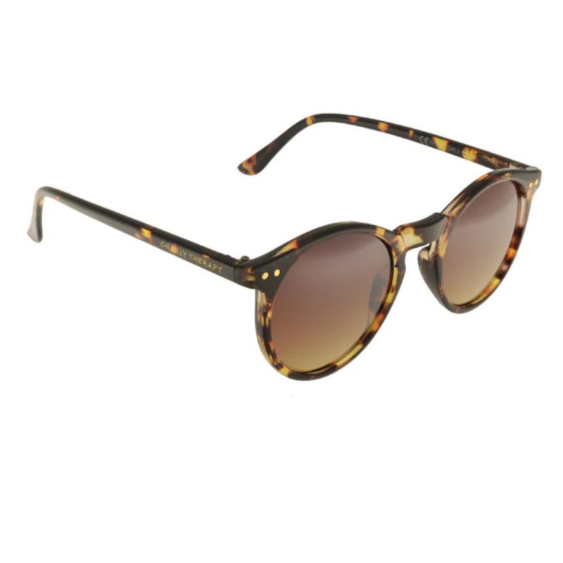 Charly Therapy - Lunettes solaires à monture ronde recyclée - Charly caramel