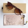 Charly Therapy - Lunettes solaires à monture ronde recyclée - Charly caramel