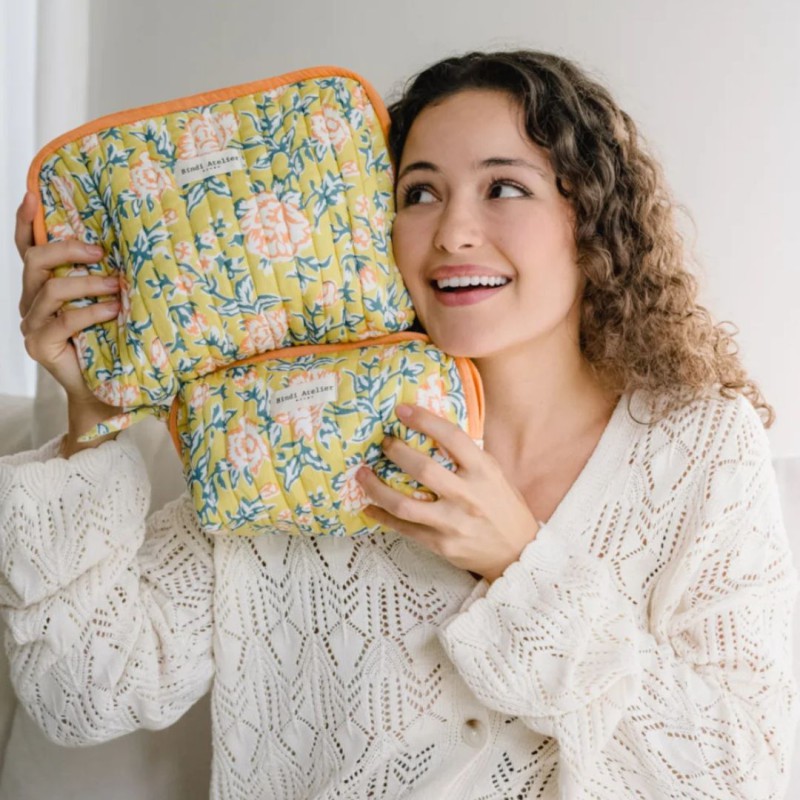 Trousse de Toilette – Bindi Atelier | Grand Format & Artisanat, 28x17cm