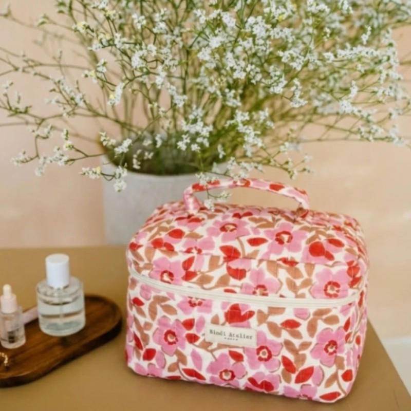 Trousse de Toilette Vanity– Bindi Atelier | Grand Format & Artisanat, 22x16cm