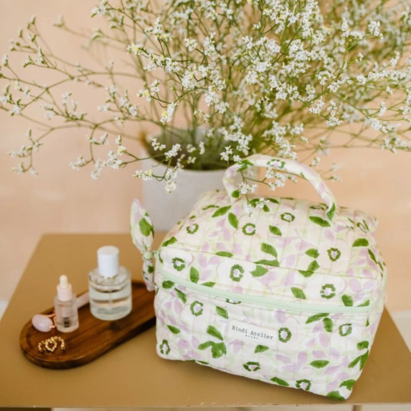 Trousse de Toilette Vanity– Bindi Atelier | Grand Format & Artisanat, 22x16cm