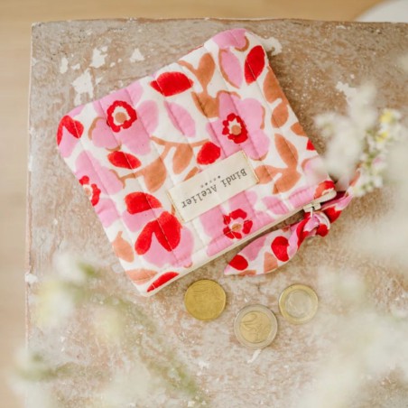 Porte-monnaie – Bindi Atelier | Coton Matelassé Fait Main, 13x11cm