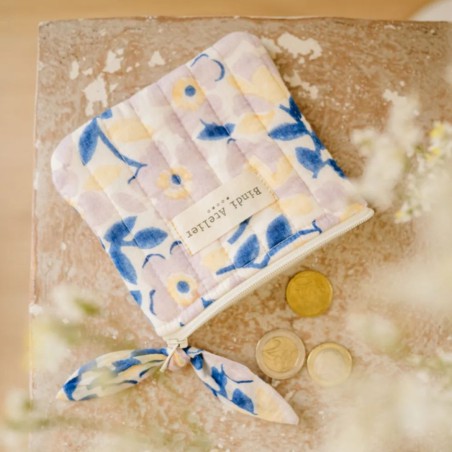 Porte-monnaie – Bindi Atelier | Coton Matelassé Fait Main, 13x11cm
