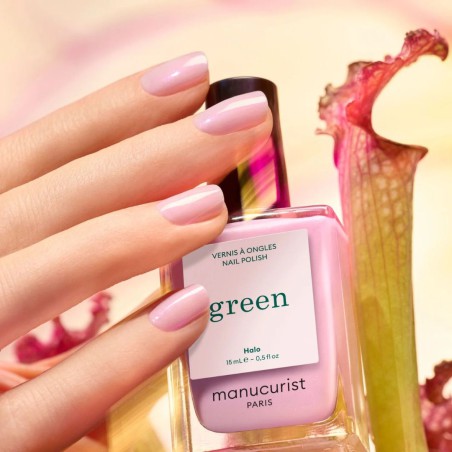 Vernis semi-permanent Playback Tangerine Green Flash Manucurist | Lucie in the R