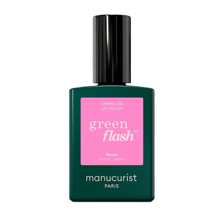 Vernis semi-permanent Playback Tangerine Green Flash Manucurist | Lucie in the R