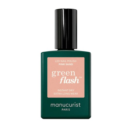 Vernis semi-permanent Playback Tangerine Green Flash Manucurist | Lucie in the R