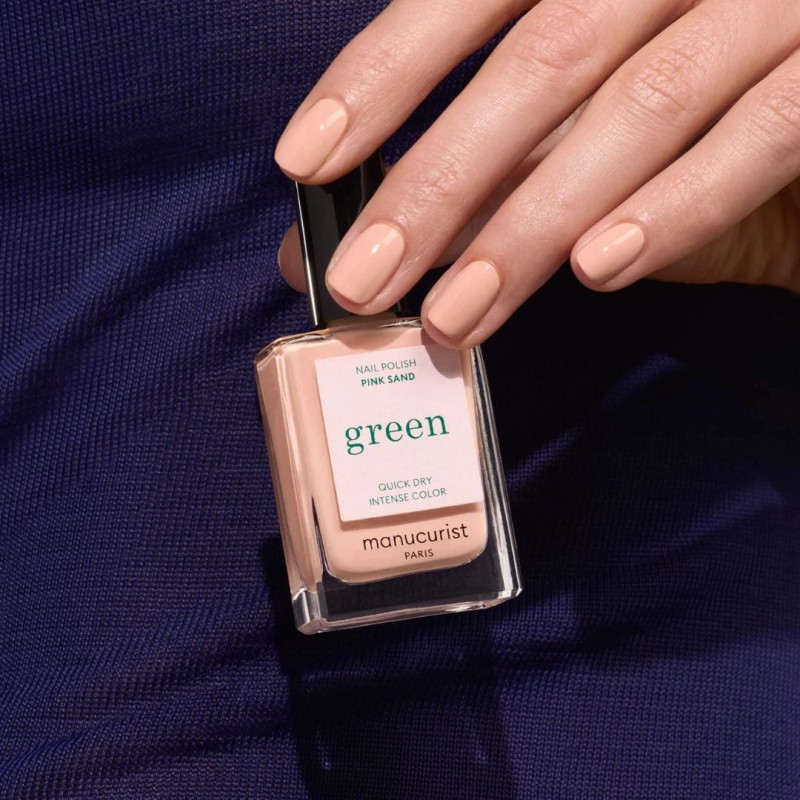 Vernis GREEN Manucurist – Spicy Playback Couleur naturelle & formule clean à base de plantes mimosa
