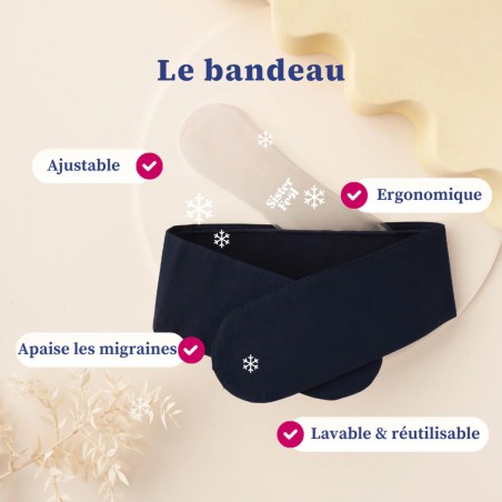 Bandeau de froid pour migraine Sister Feel - Lucie in the R