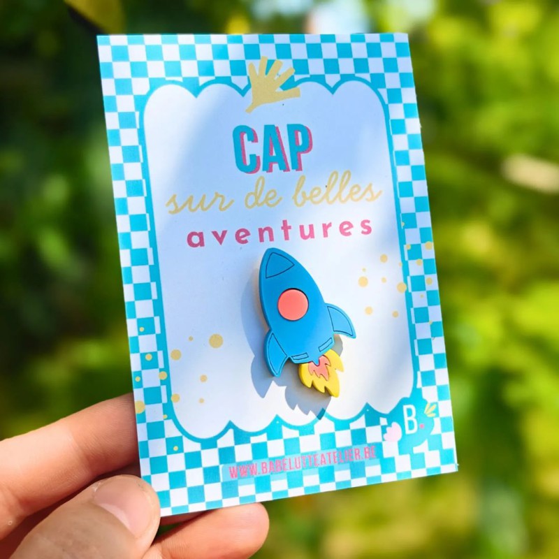 Pin's Fusée - Babelutte Atelier