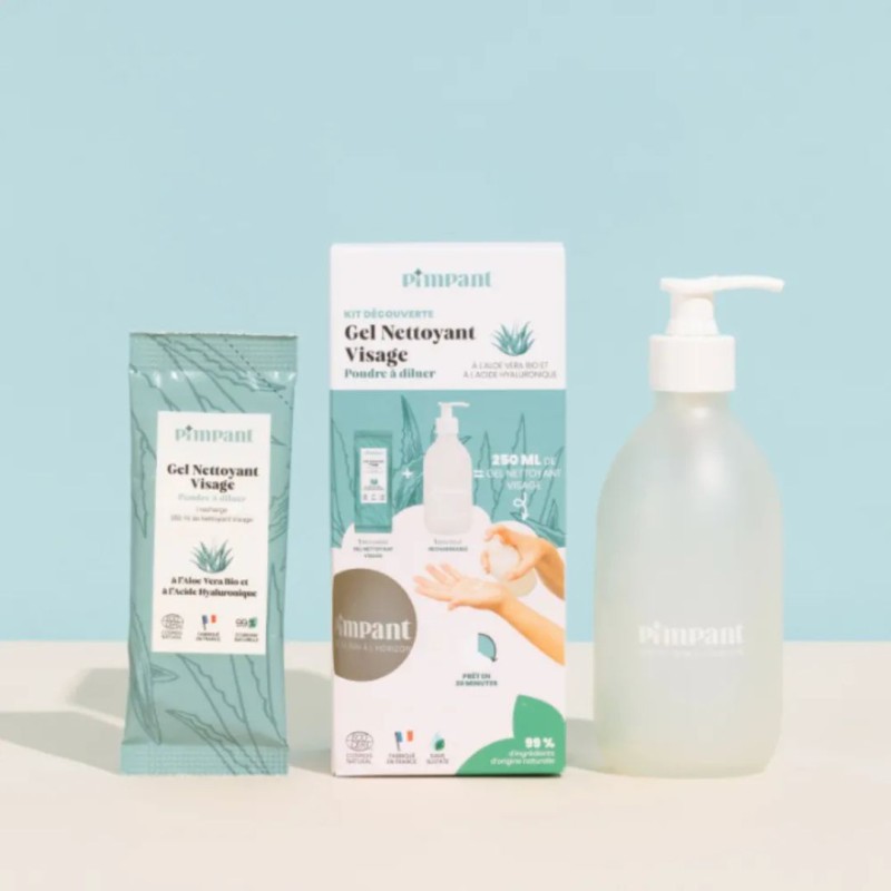 Kit nettoyant visage Aloe Vera rechargeable Pimpant | Lucie in the R