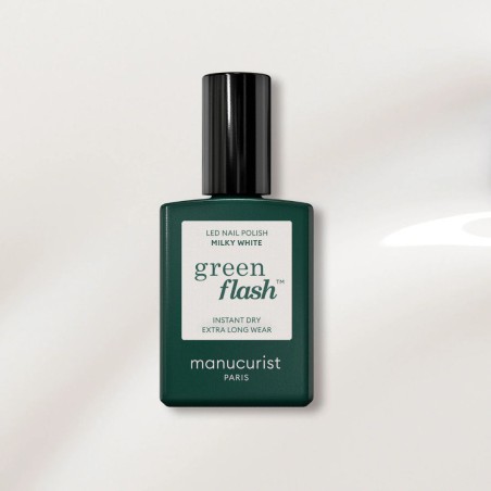 Vernis semi-permanent Playback Tangerine Green Flash Manucurist | Lucie in the R