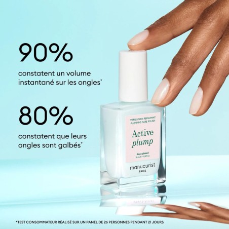 Soin vernis Active Plump Manucurist – Effet repulpant & éclat naturel