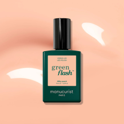 Vernis semi-permanent Playback Nebula Green Flash Manucurist | Lucie in the R