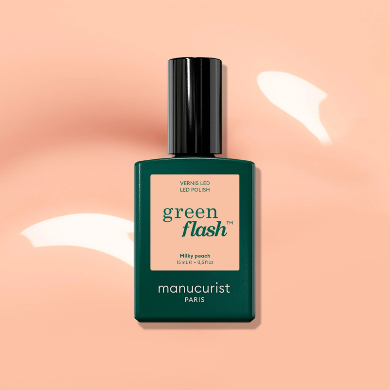 Vernis semi-permanent Playback Nebula Green Flash Manucurist | Lucie in the R