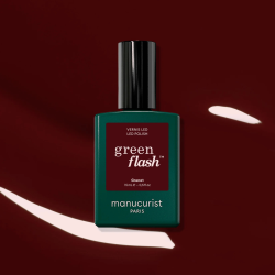 Vernis semi-permanent Playback Nebula Green Flash Manucurist | Lucie in the R