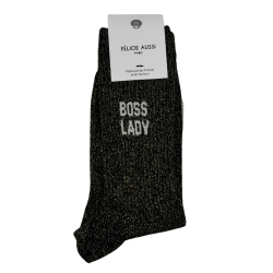 Chaussettes pailletées façon sport – Félicie Aussi | Taille 36–40 | Fabriquées en France