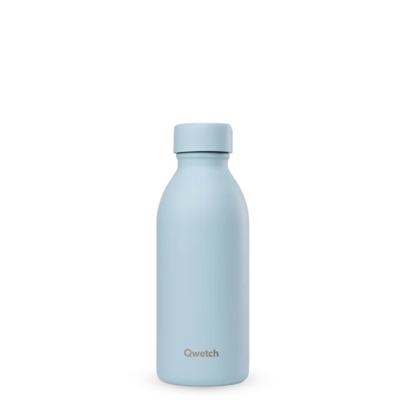 Bouteille Isotherme Icon Matt Pastel Bleu 500 ml Qwetch | Lucie in the R