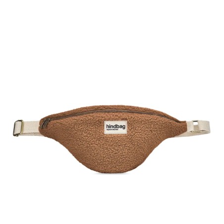 Sac Banane Olivia Teddy Brun – Hindbag | Coton Bio & Éthique