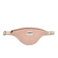 Sac Banane Olivia Teddy Rose Poudré – Hindbag | Coton Bio & Éthique