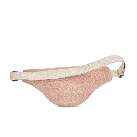 Sac Banane Olivia Teddy Rose Poudré – Hindbag | Coton Bio & Éthique