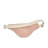Sac Banane Olivia Teddy Rose Poudré – Hindbag | Coton Bio & Éthique