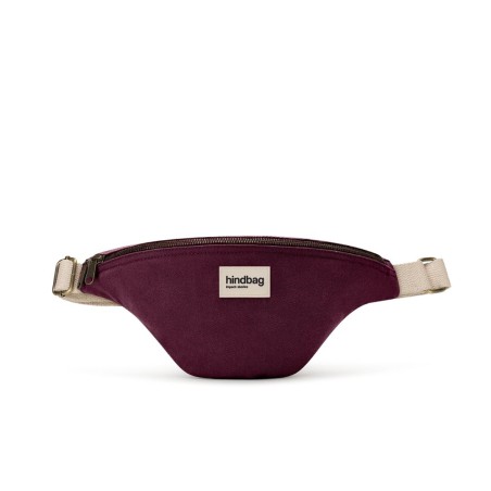 Sac Banane Olivia Prune – Hindbag | Coton Bio & Éthique