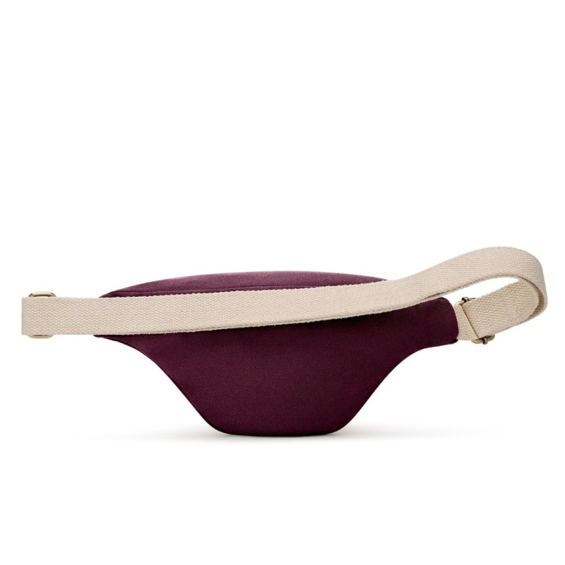 Sac Banane Olivia Prune – Hindbag | Coton Bio & Éthique