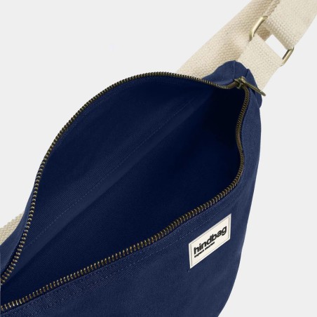 Sac Banane Olivia Navy – Hindbag | Coton Bio & Éthique