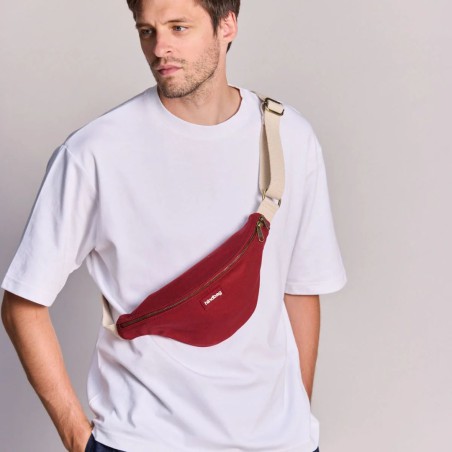 Sac Banane Olivia Bordeaux – Hindbag | Coton Bio & Éthique