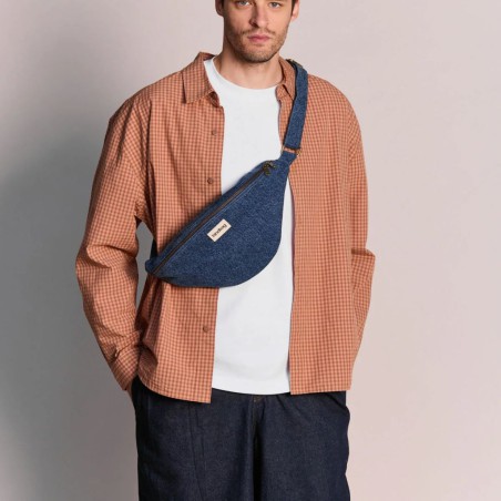 Grand sac banane Sasha Hindbag en coton bio GOTS | Lucie in the R