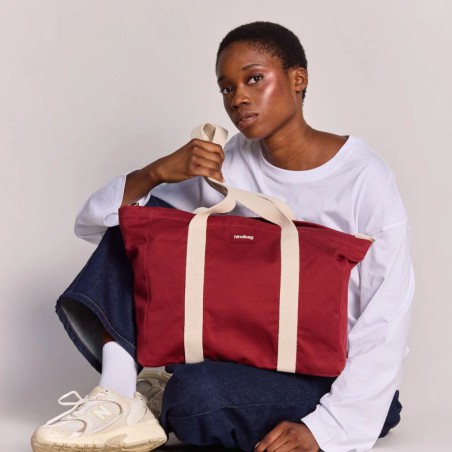 Sac cabas César Hindbag 24L en coton bio GOTS | Lucie in the R